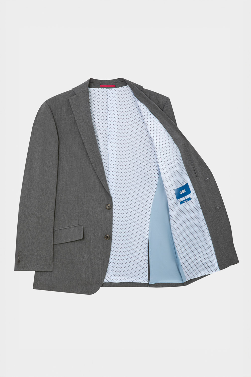 SST&C Charcoal Gray Classic Suit Jacket | 0112404009  (Outlet)_8
