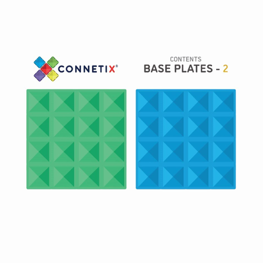 澳洲 Connetix 彩虹磁力積木-底板2入組(2pc)_1