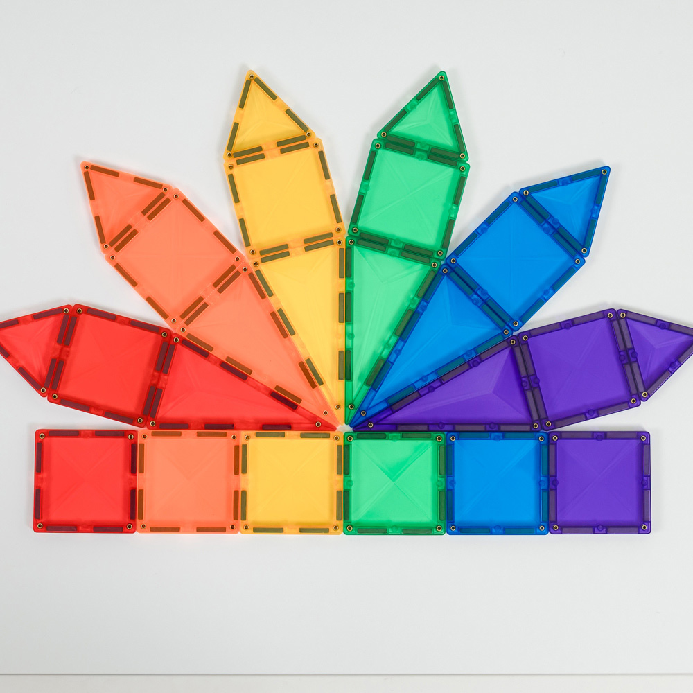 澳洲 Connetix 彩虹磁力積木-迷你入門組(24pc)_3