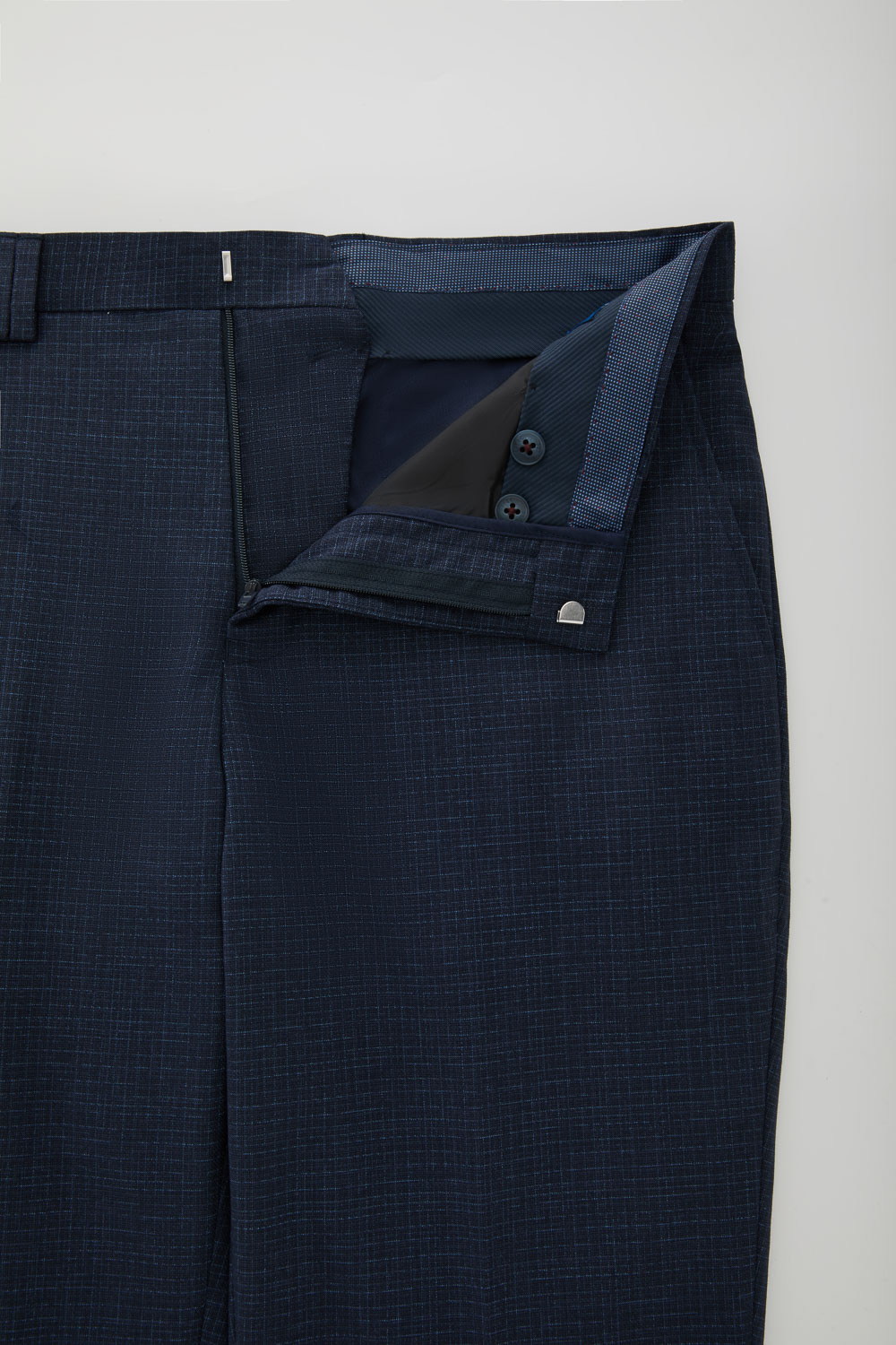 SST&C Navy Textured Tailor Suit Trousers | 0212404005  (Outlet)_7
