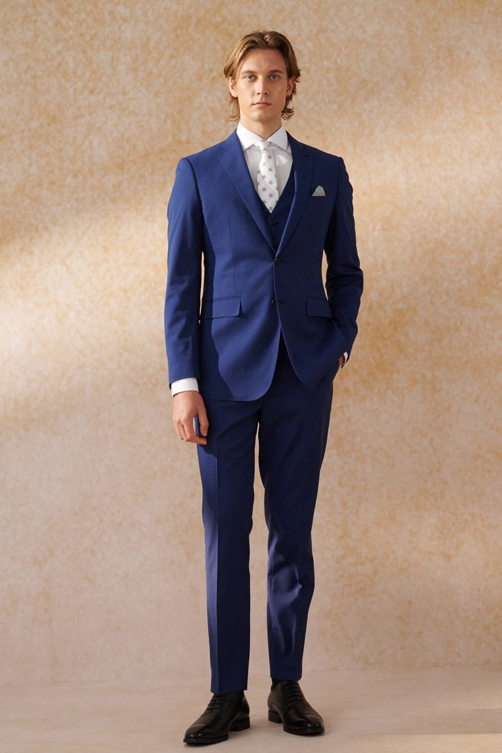 SST&C 藏青修身西裝褲｜0212404007 (outlet)_2