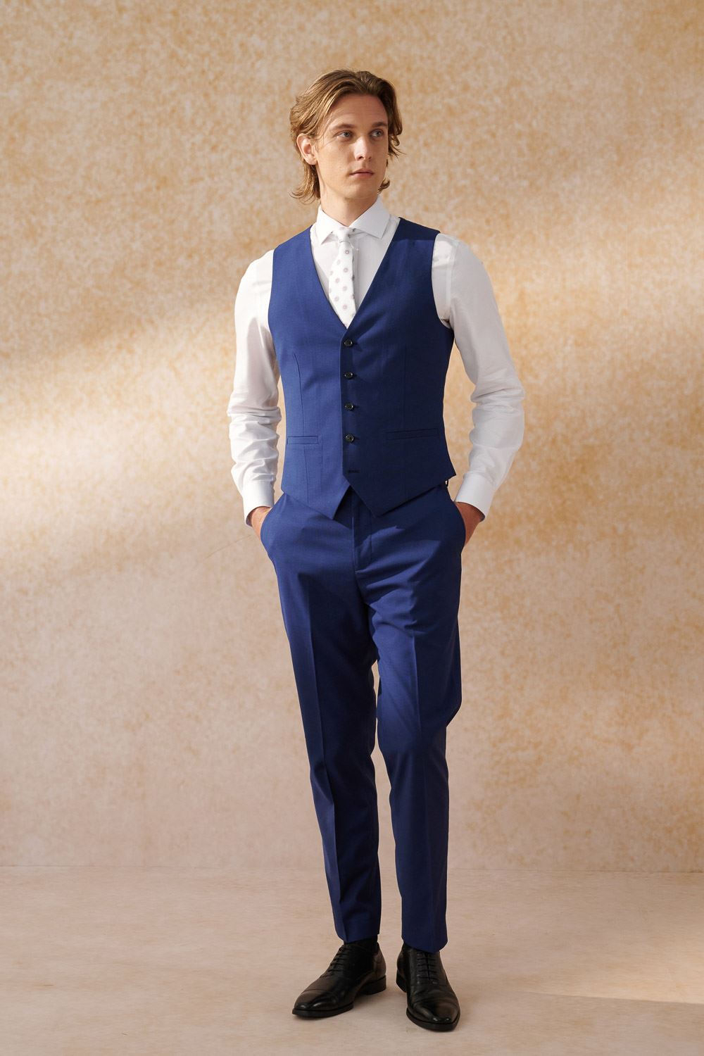 SST&C 藏青修身西裝褲｜0212404007 (outlet)_3