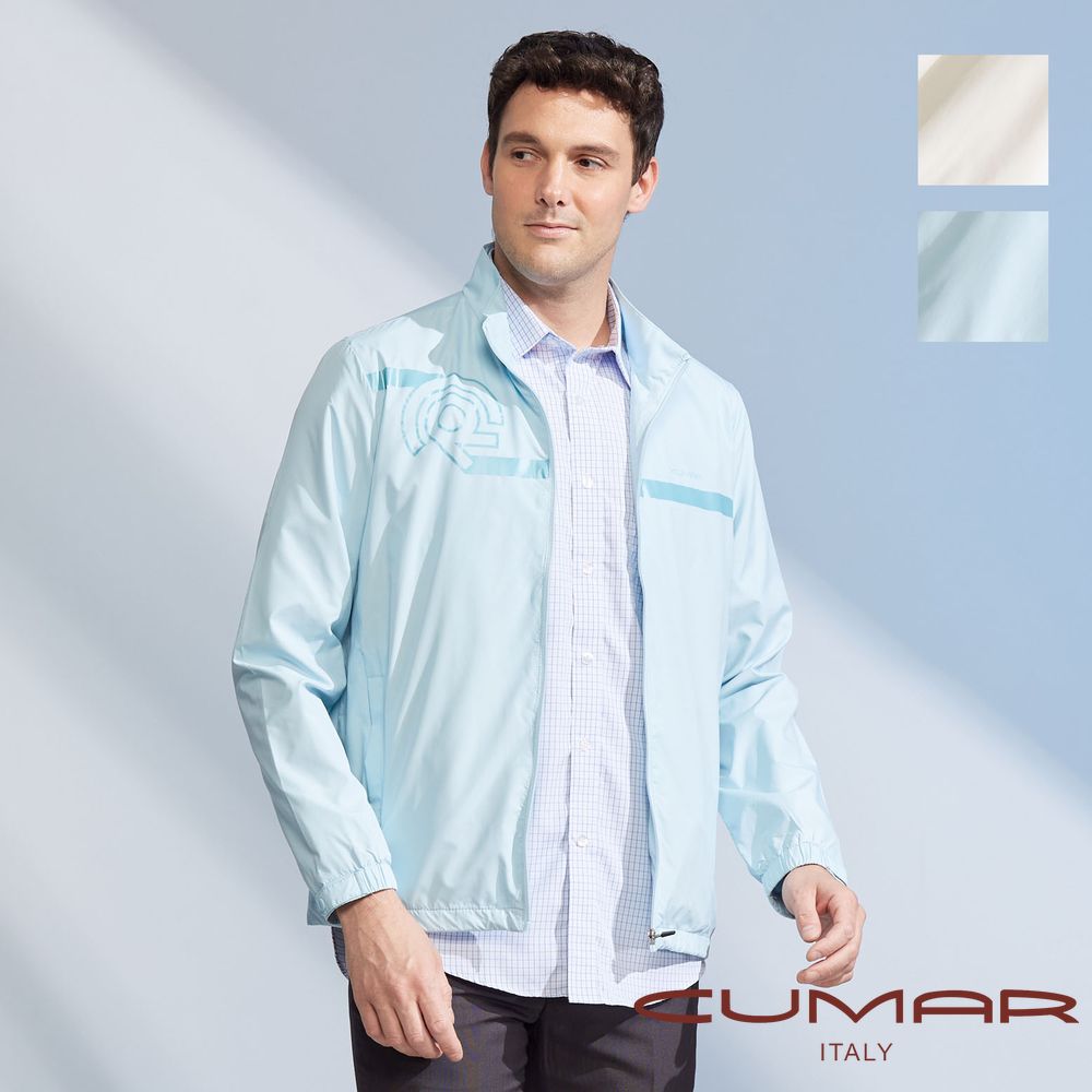 CUMAR 男裝春夏立領網裡薄外套 / 248903