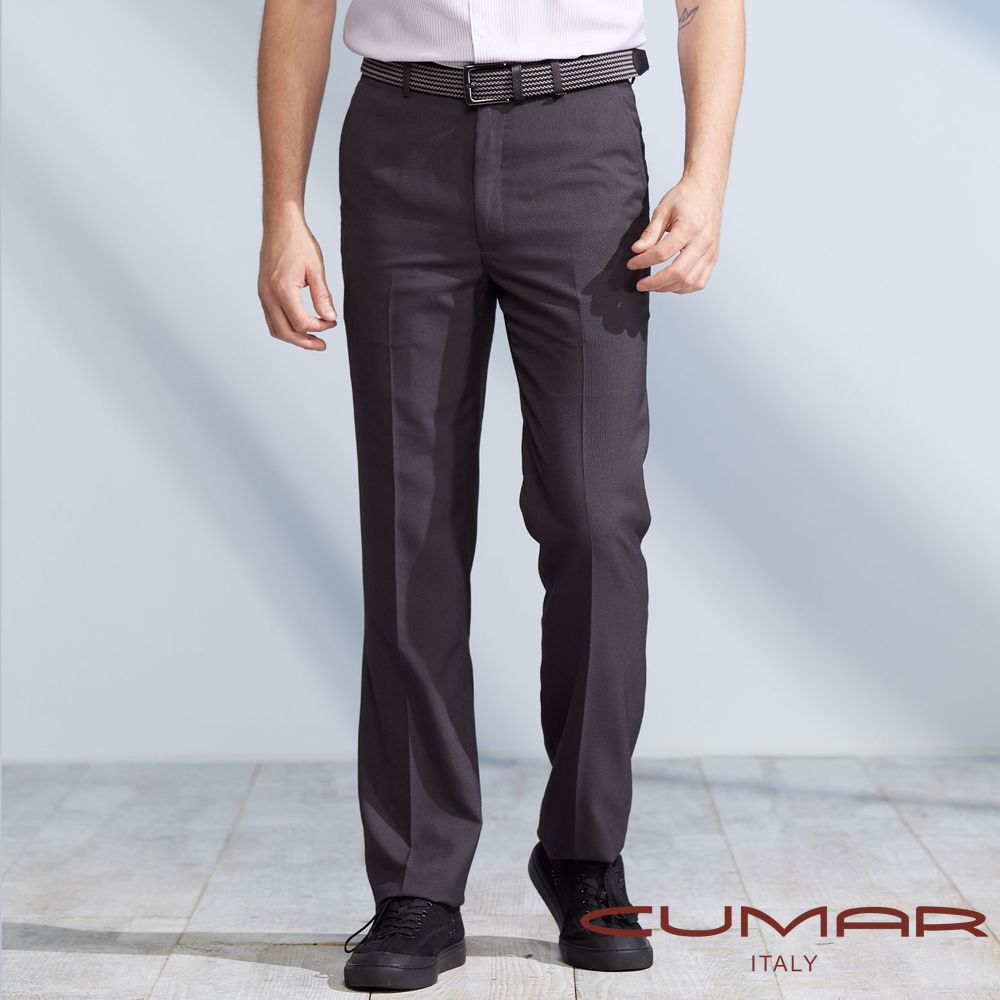 CUMAR 男裝春夏平面西長褲(合身版) / 248110