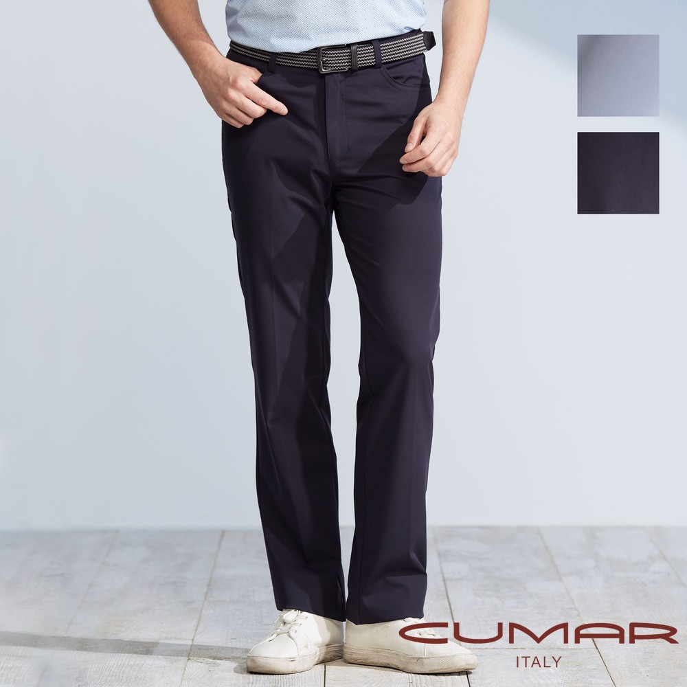 CUMAR 男裝春夏涼感平面休閒長褲 / 248118