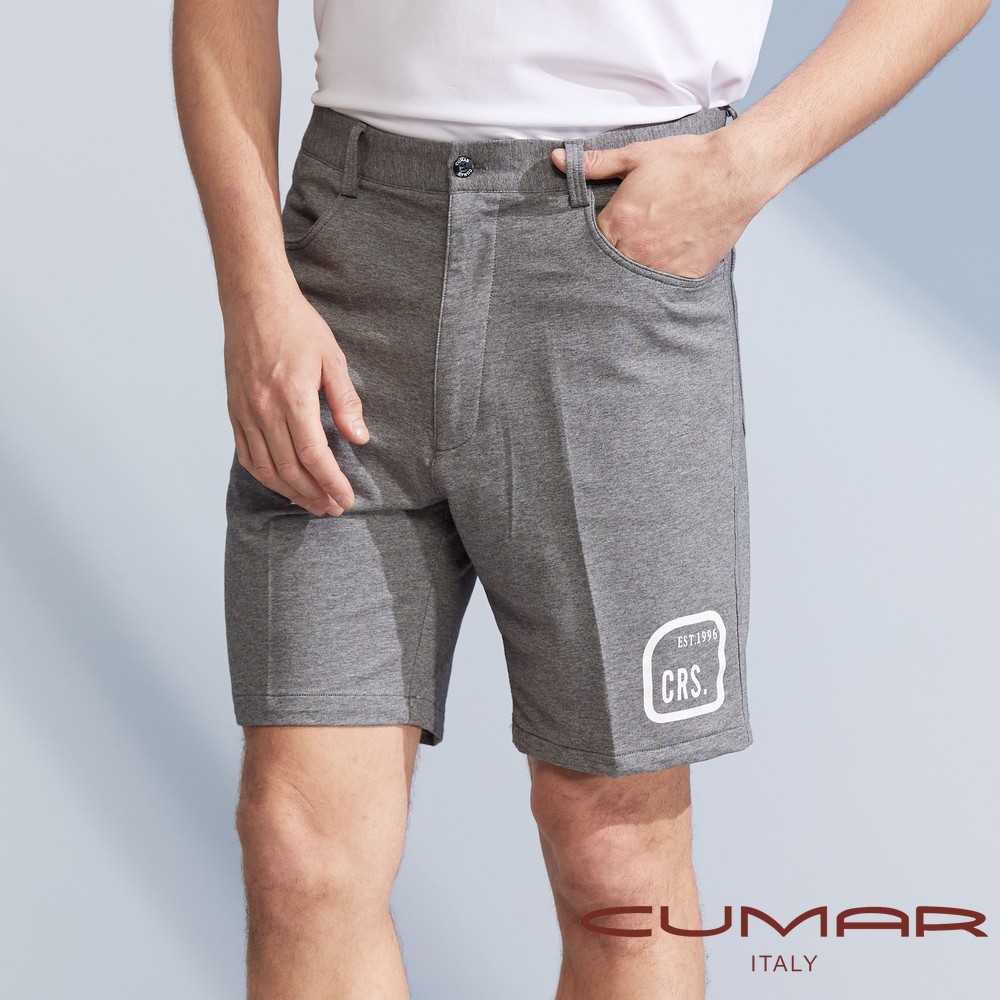 CUMAR 男裝春夏平面針織短褲 / 248153