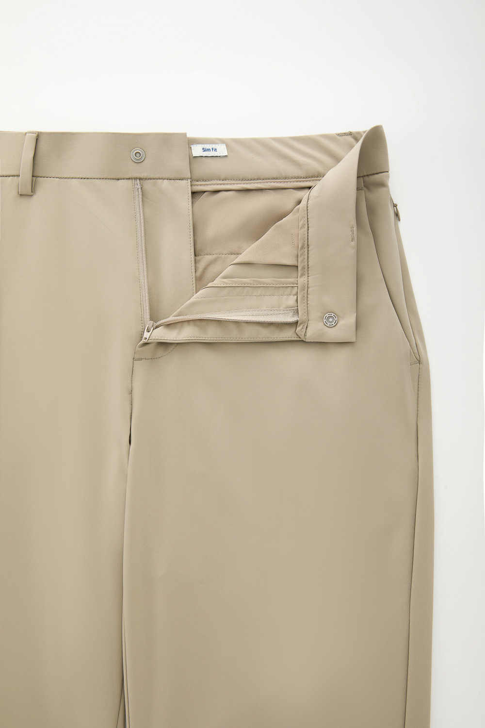 SST&C Khaki Slim Fit High Stretch Casual Trousers | 1212404002  (Outlet)_8
