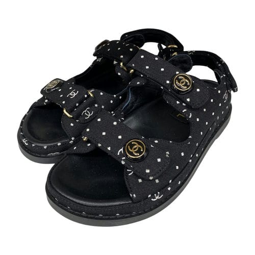 【汐止遠雄店】CHANEL/涼鞋/37/G35927