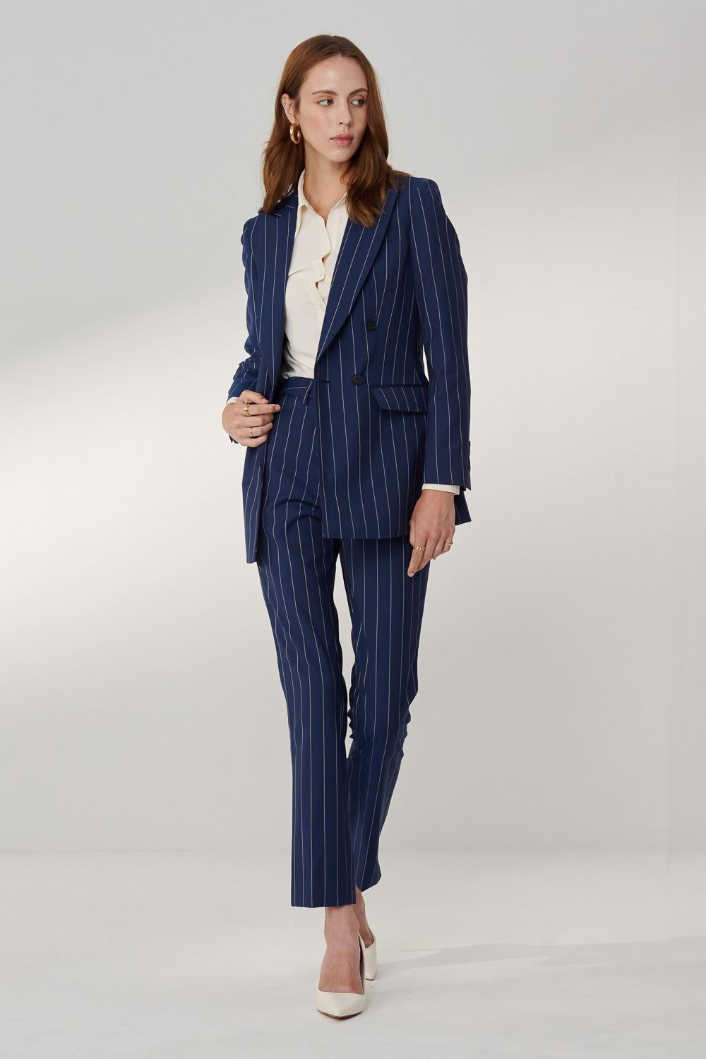 SST&C #Milan Series  Navy Fit Suit Trousers | 7262404001  (Outlet)_0