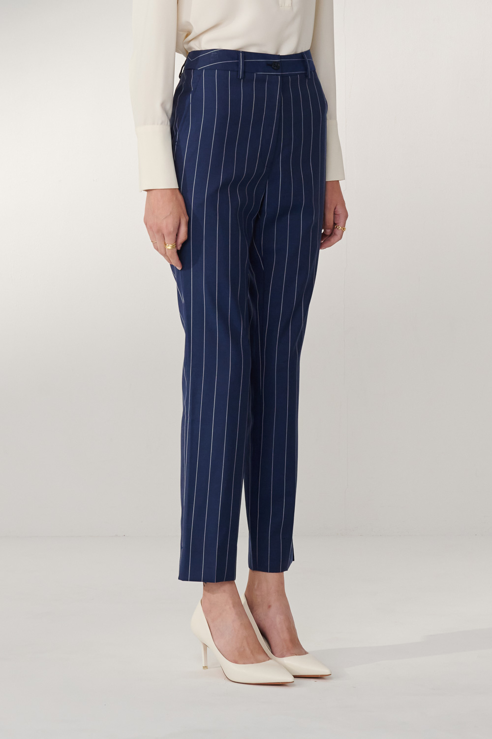 SST&C #Milan Series  Navy Fit Suit Trousers | 7262404001  (Outlet)_5