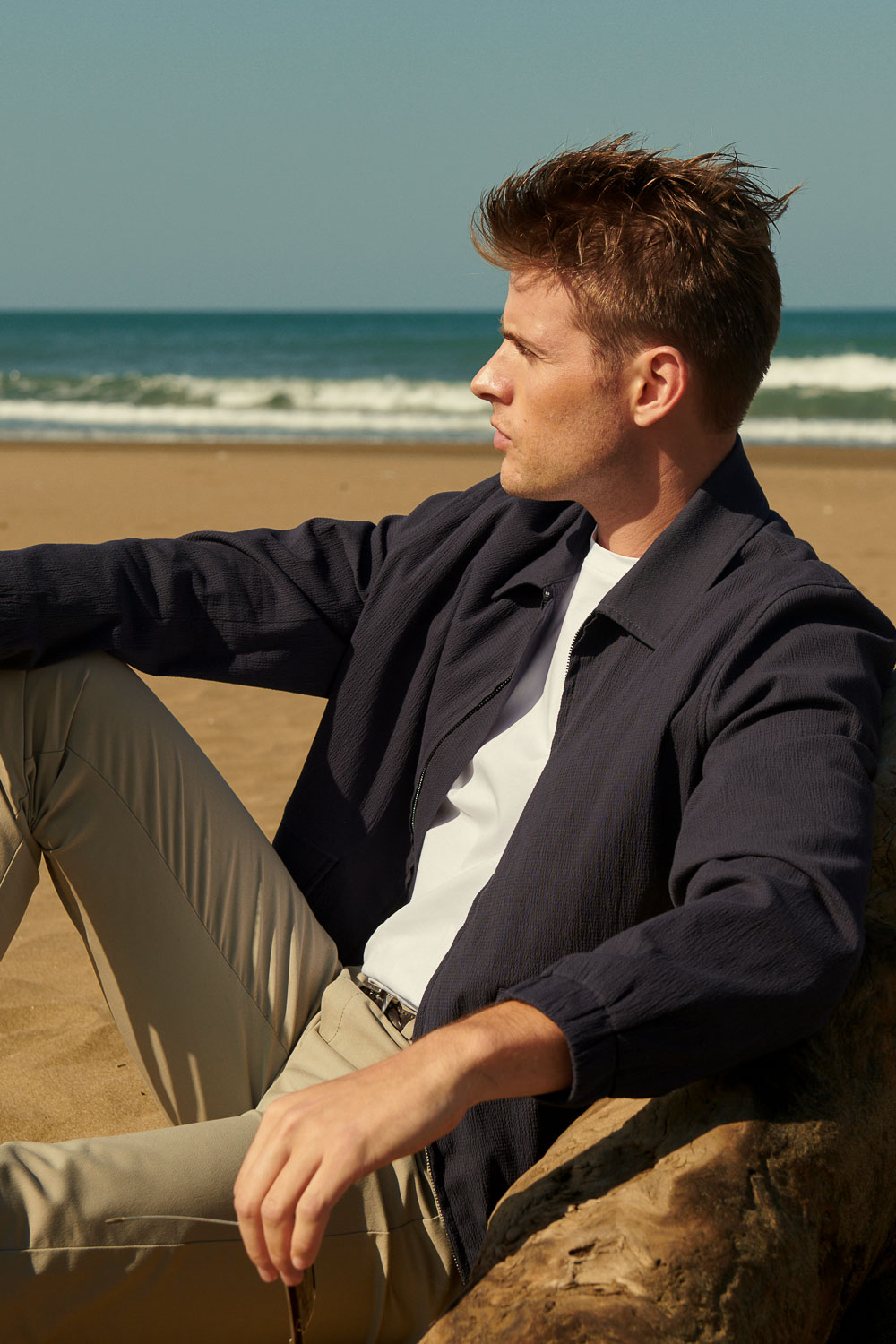 SST&C Moss Gray Slim Fit Elastic Casual Trousers | 1212402004  (Outlet)_2