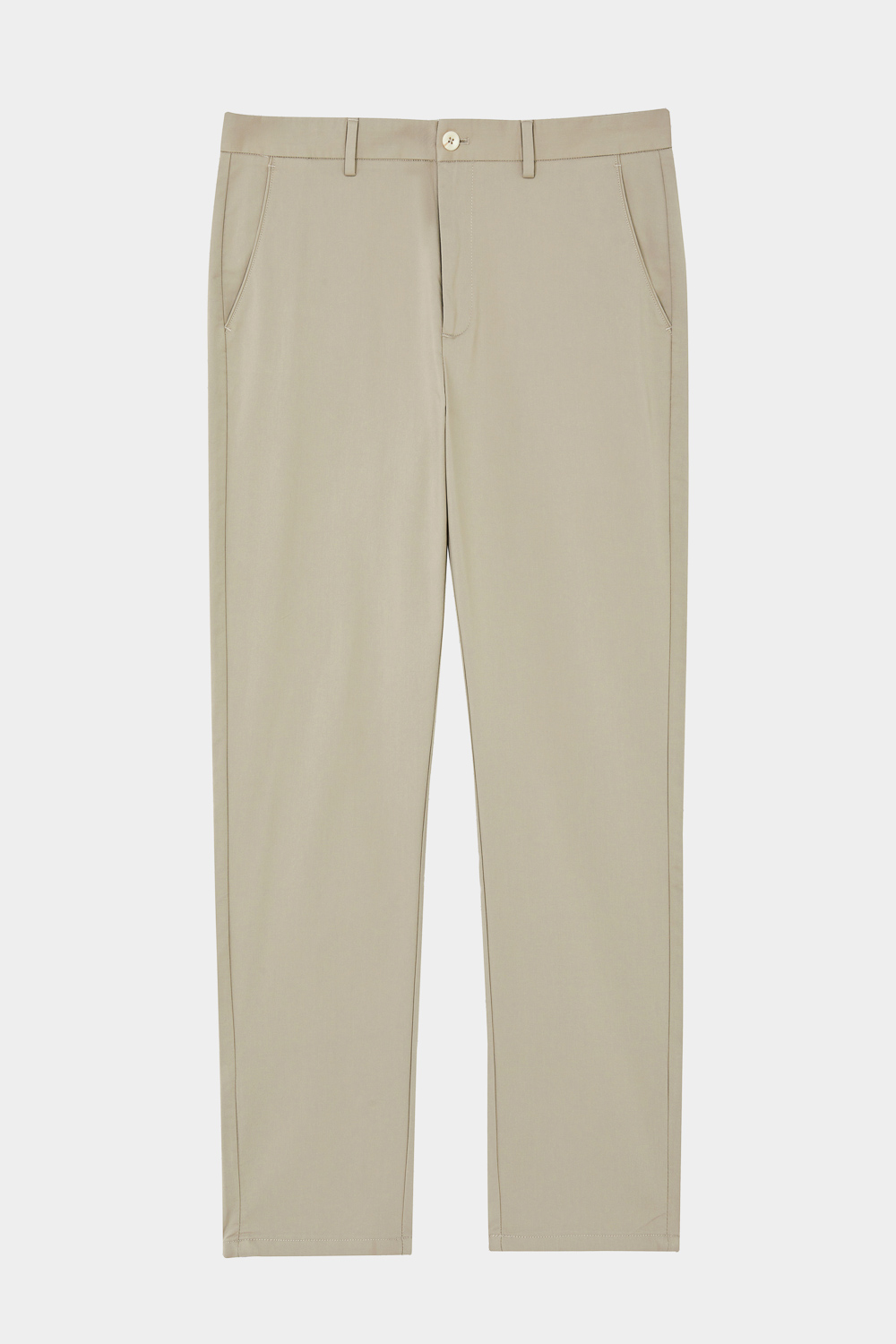 SST&C Moss Gray Slim Fit Elastic Casual Trousers | 1212402004  (Outlet)_7