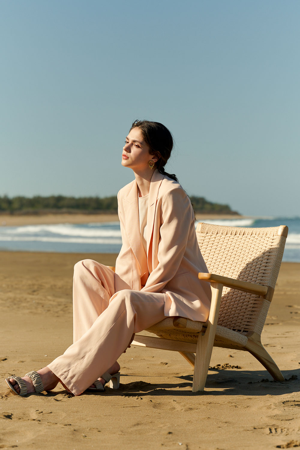 SST&C Melon Color Wide Suit Trousers | 7262404006  (Outlet)_2