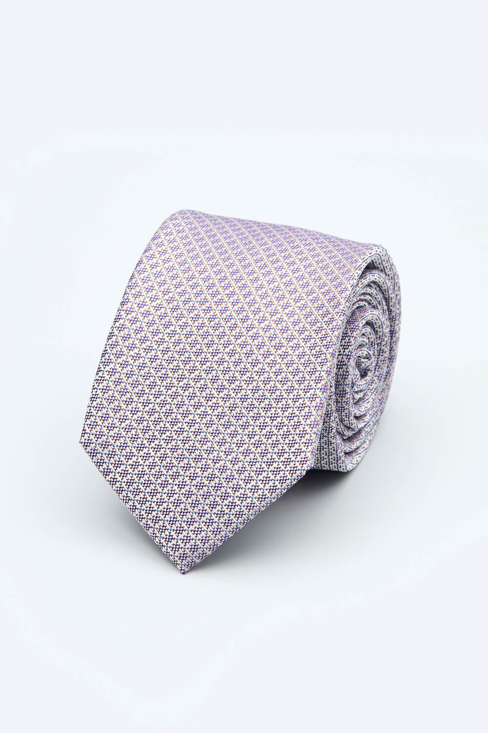 SST&C Purple Textured Narrow Tie | 1912403020_0