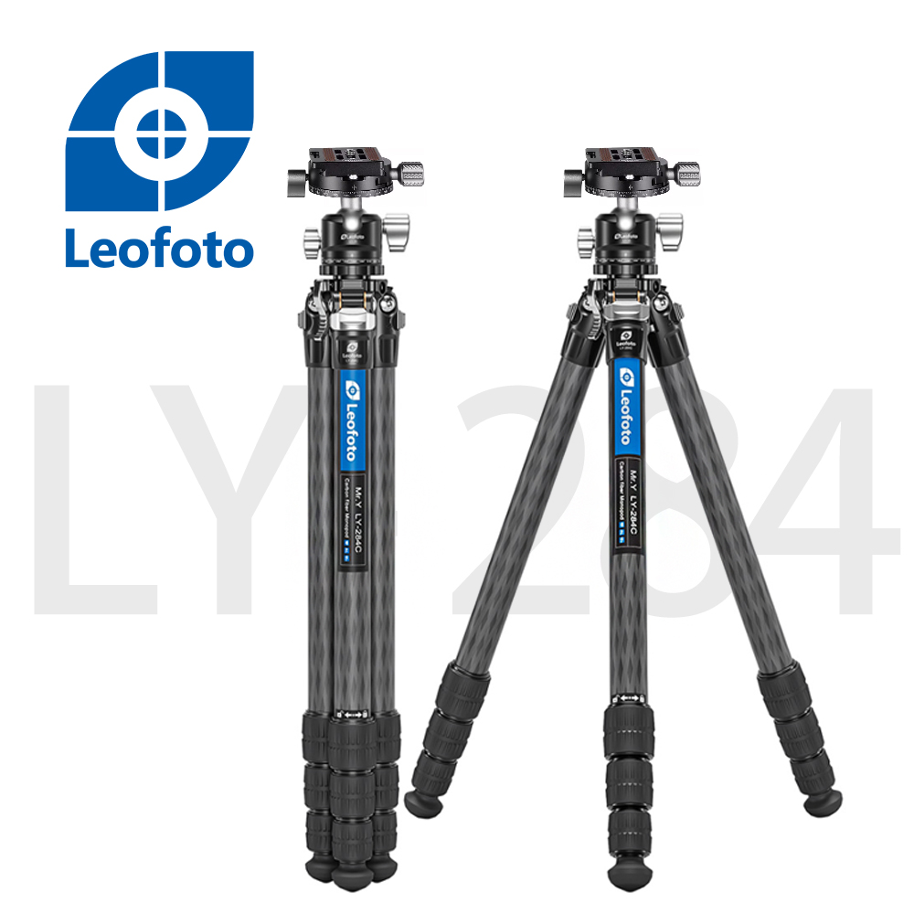 Leofoto徠圖 LY284C+LH36R氫氣系列4節碳纖維三腳架(含雲台]_0
