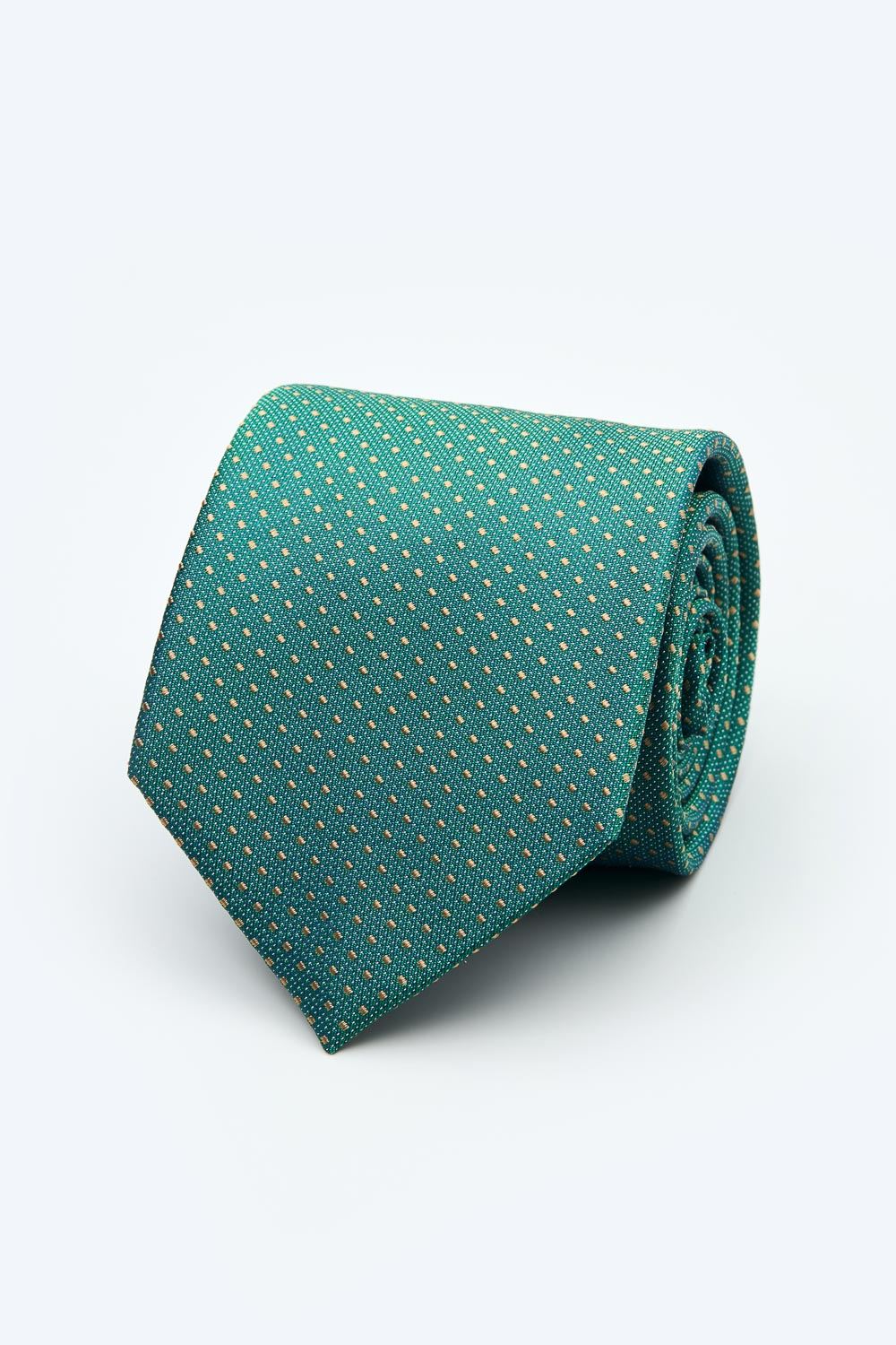 SST&C Green Textured Classic Tie | 2012403009_0