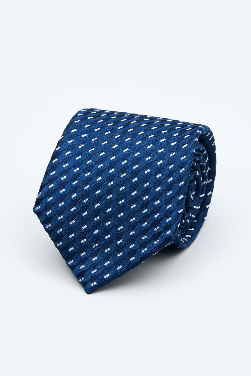 SST&C Blue Geometric Classic Tie | 2012403016_0