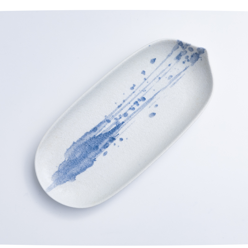 Ice Crack 23cm Ceramic Plate_0