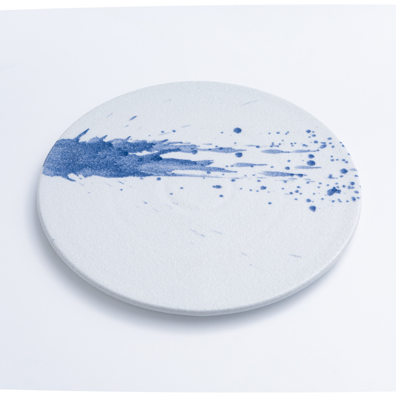 Ice Crack 23cm Ceramic Plate_0