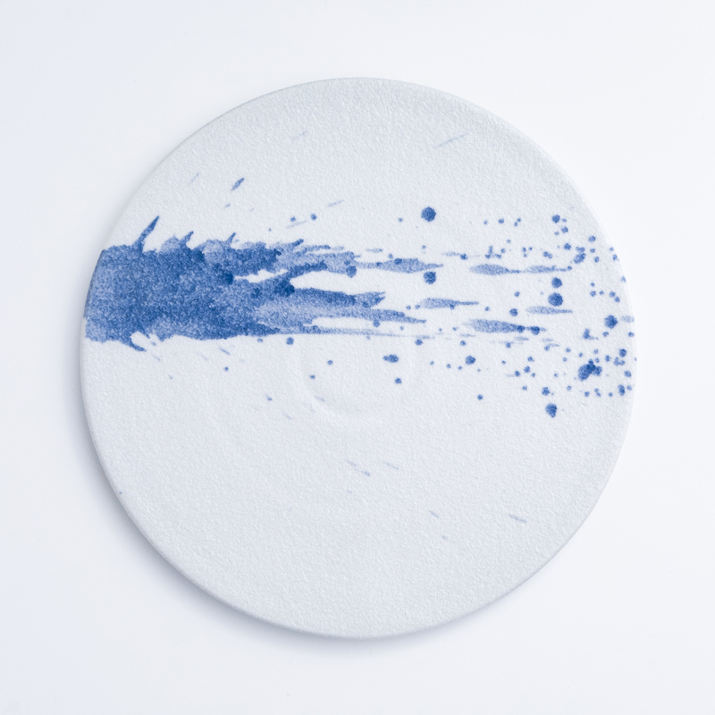 Ice Crack 23cm Ceramic Plate_1