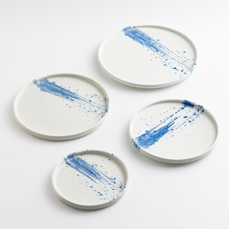Ice Crack 23cm Ceramic Plate_5