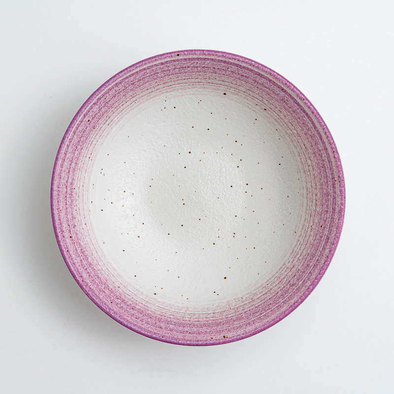 WAGA 旋紋紫語 21.5cm 陶瓷大碗｜單品_1