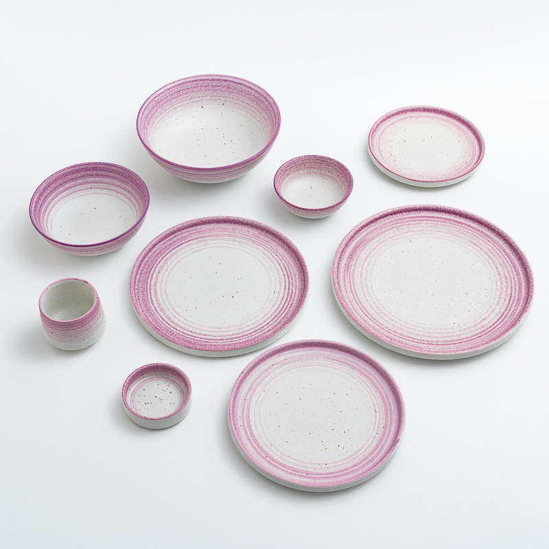 Ice Crack 23cm Ceramic Plate_4