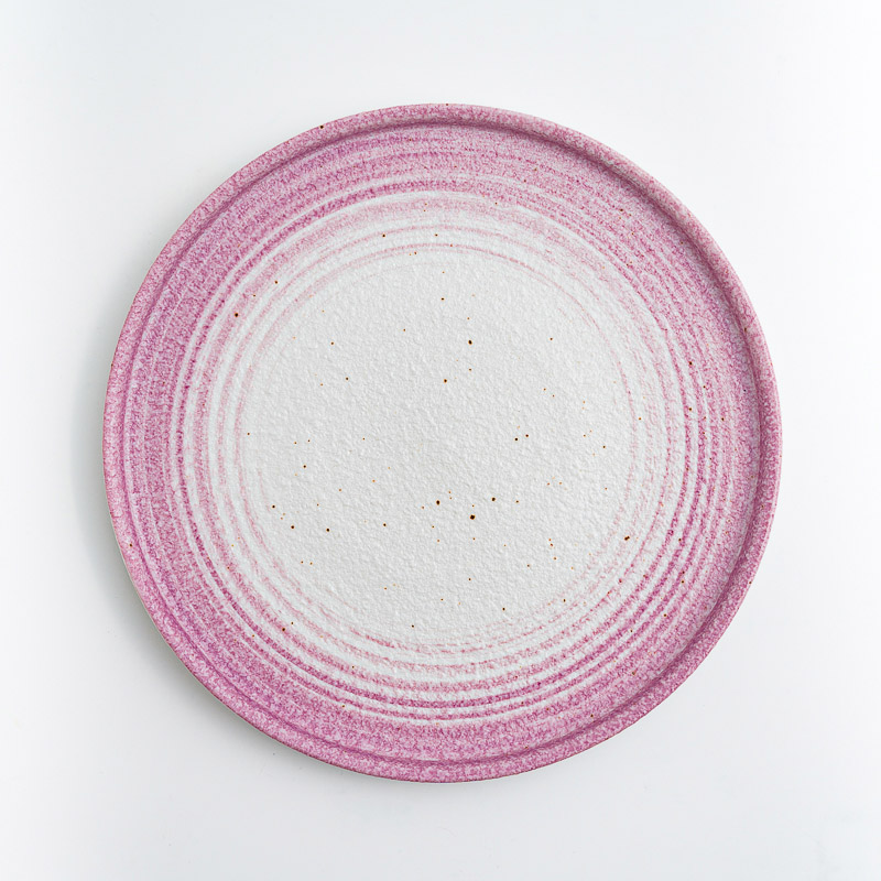 Ice Crack 23cm Ceramic Plate_1