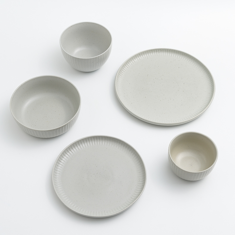 Ice Crack 23cm Ceramic Plate_4