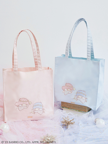 雙子星誕生日系列刺繡方形帆布包(8S42F0J0150) - Maison de FLEUR