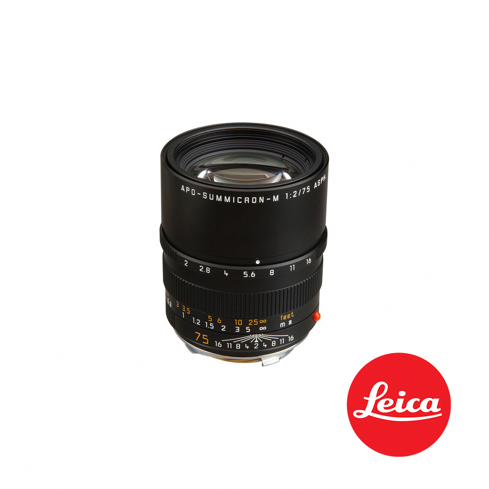 【預購】【Leica】徠卡 APO-Summicron-M 75mm f/2 ASPH. 黑 LEICA-11637 公司貨_0
