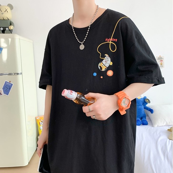 有點萌的外星飛行器純棉短TEE_0