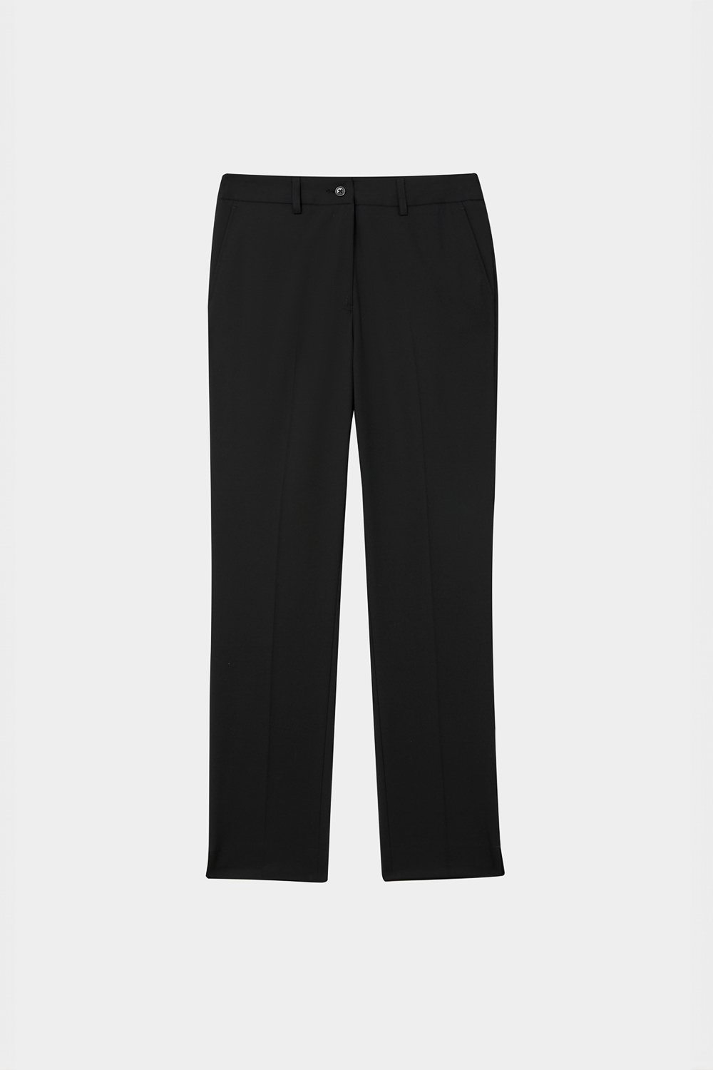SST&C Black Fitted Suit Trousers | 7262405001_7