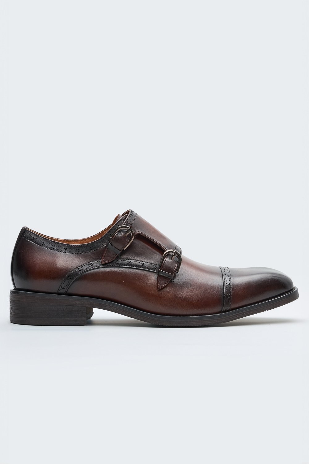 SST&C Brown Monk Shoes | 1312405004  (Outlet)_1