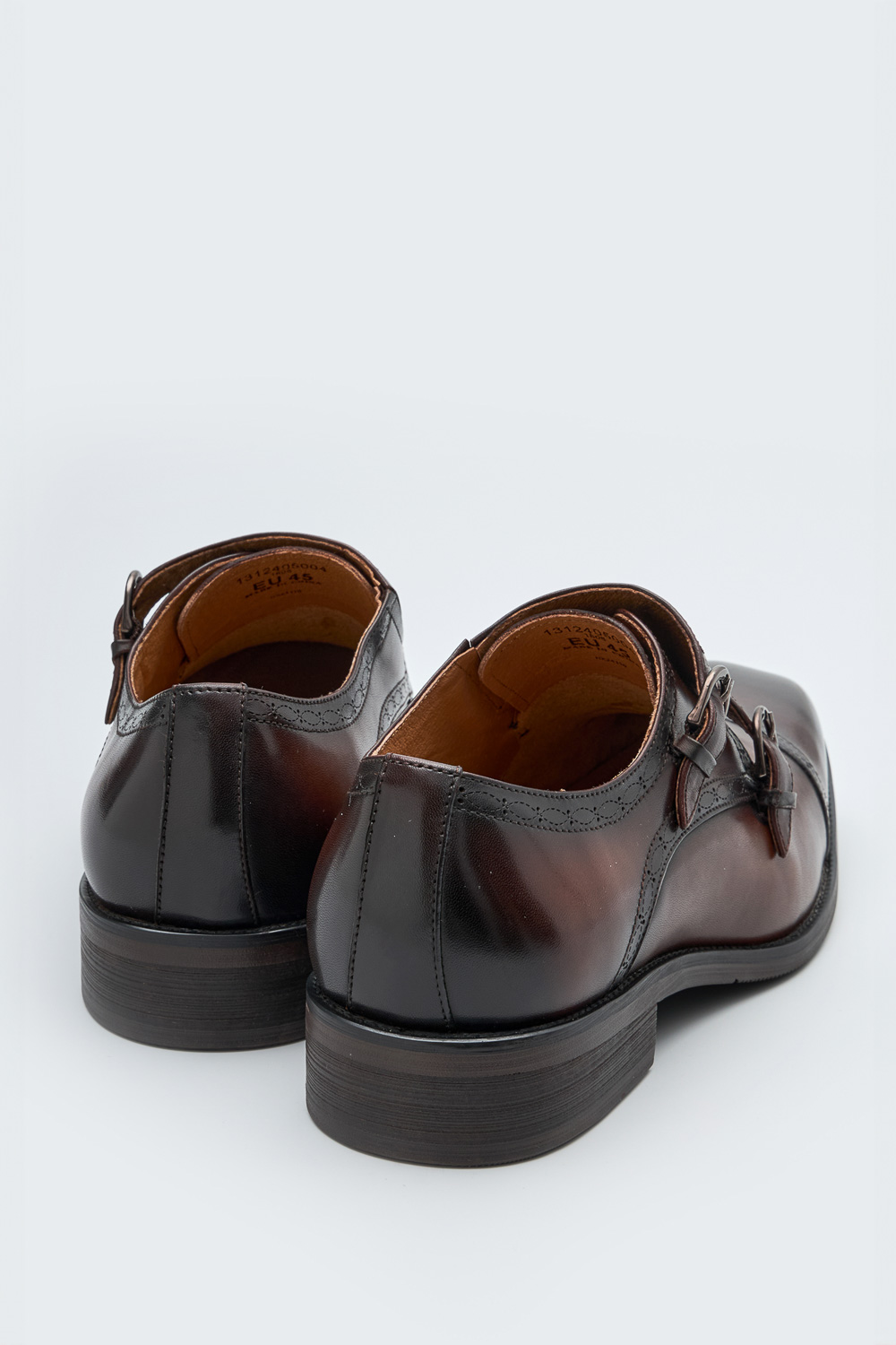 SST&C Brown Monk Shoes | 1312405004  (Outlet)_3