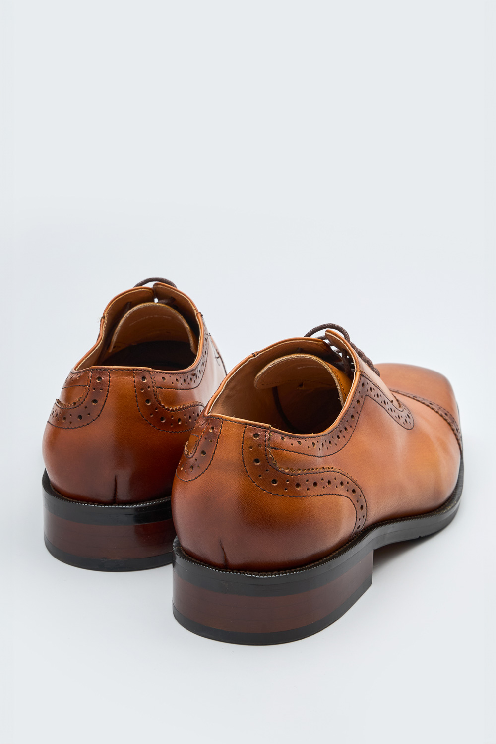 SST&C Light Brown Oxford Shoes | 1312405005  (Outlet)_3