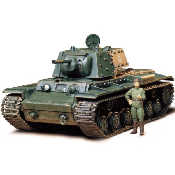 TAMIYA 田宮模型 35142 1/35 俄國 KV-1B Tank 組裝模型_1