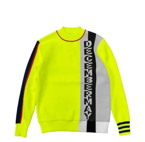 【DECEMBERMAY】Stripe logo highneck knit_WOMEN 2-112-1015
