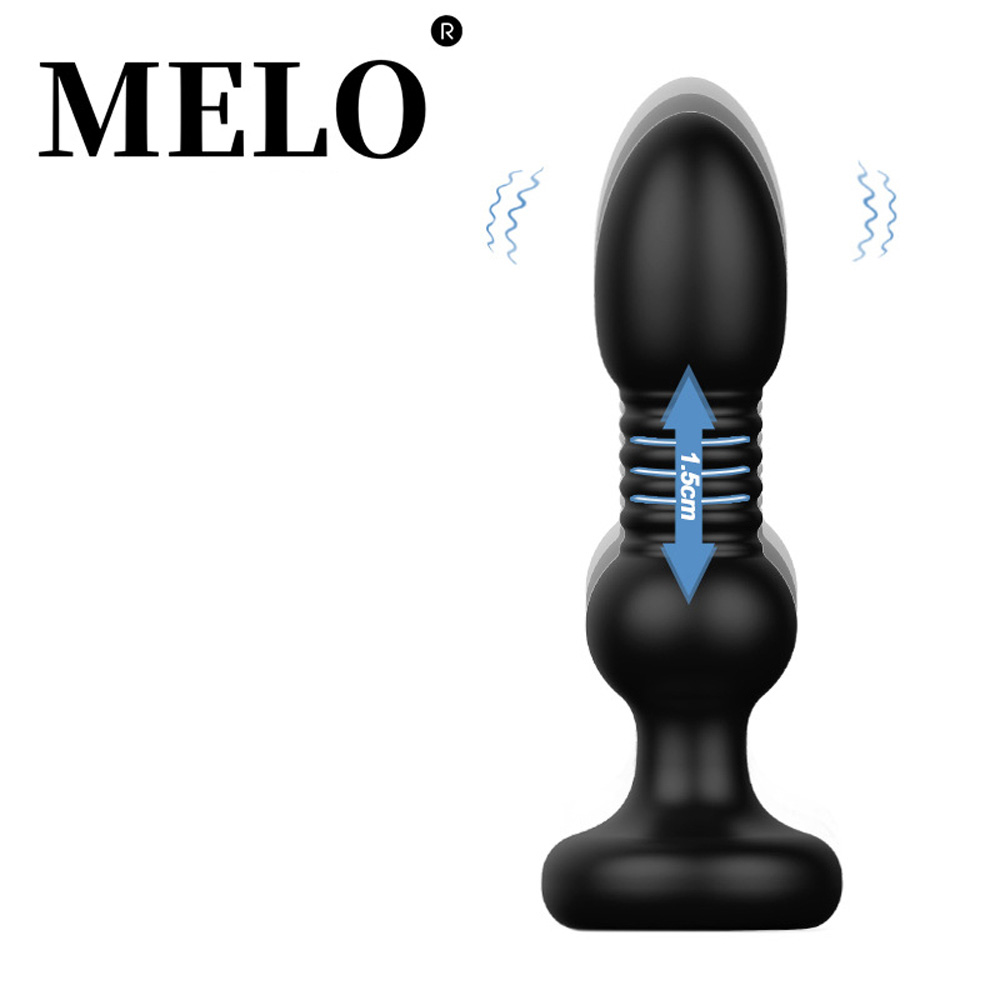 MELO 『強制突破你的穴』瘋狂伸縮震動肛塞_2