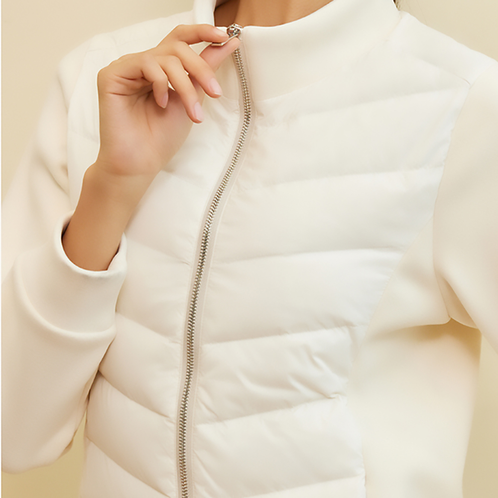 女款 白鵝絨柔膚彈性外套｜NATUOS_2