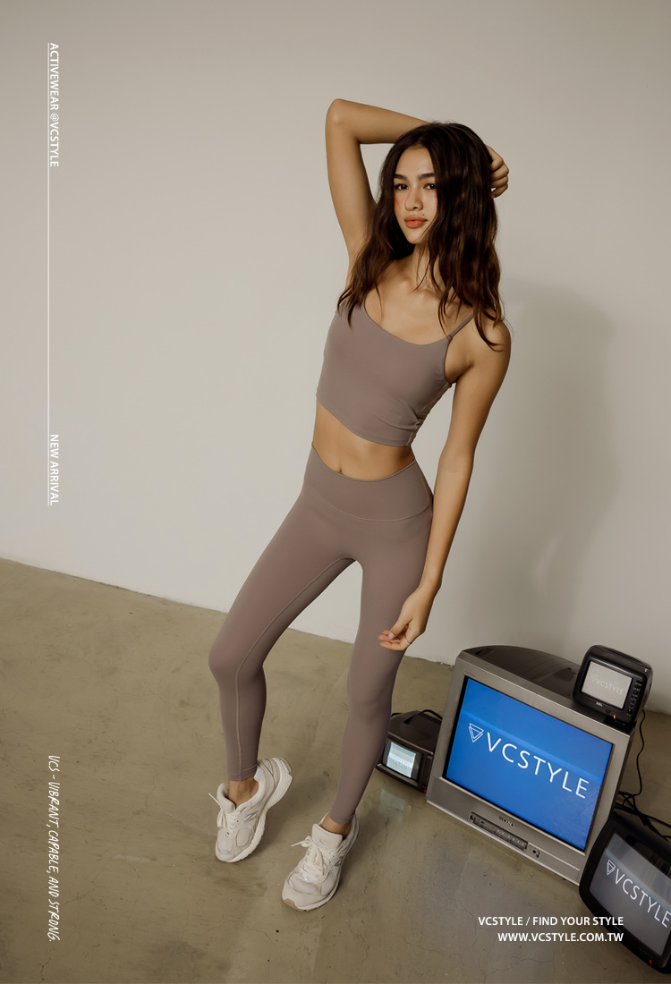 絕版色▸Slim Build無中線高腰九分運動長褲26吋-6色VCstyle3615127_8