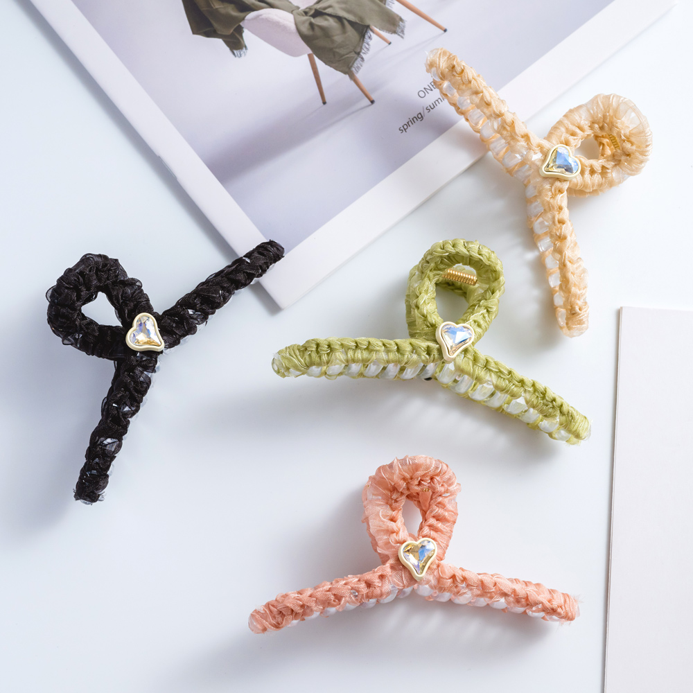 纏繞線條抓夾(J041L0W010K) - JUJURY