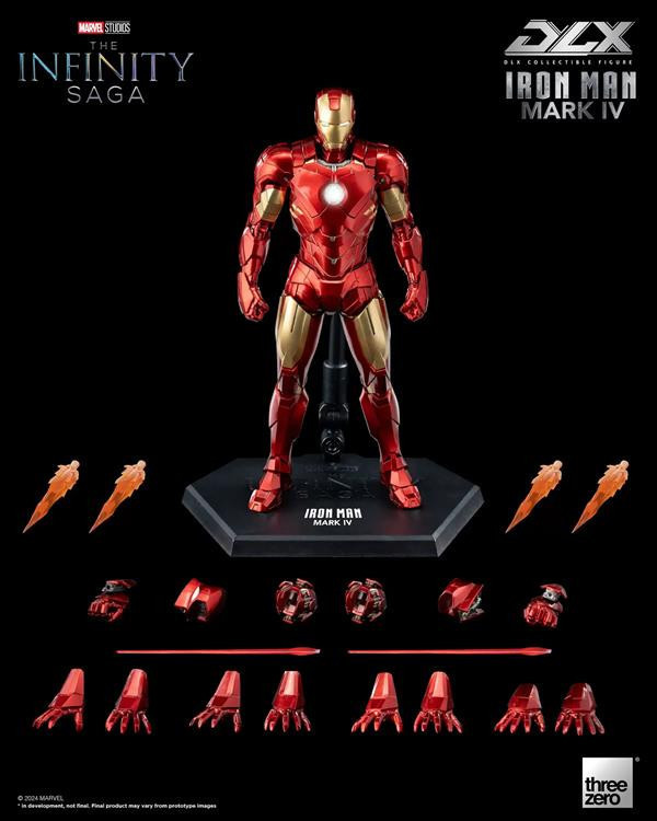 threezero DLX 漫威 MARVEL 鋼鐵人 Mark 4 可動完成品_7