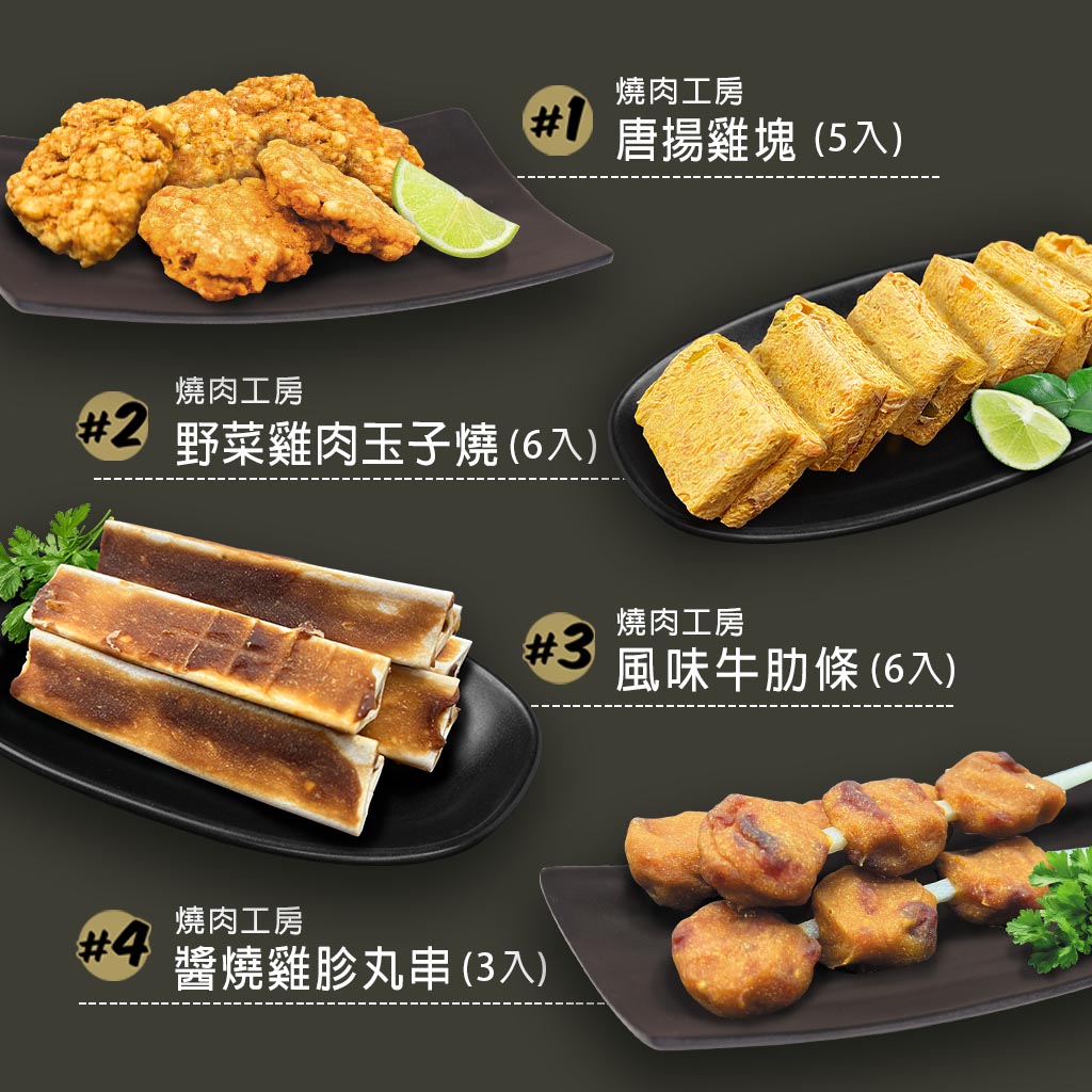 【燒肉工房】#4 居酒屋-醬燒雞胗丸串 3入(狗零食)_3