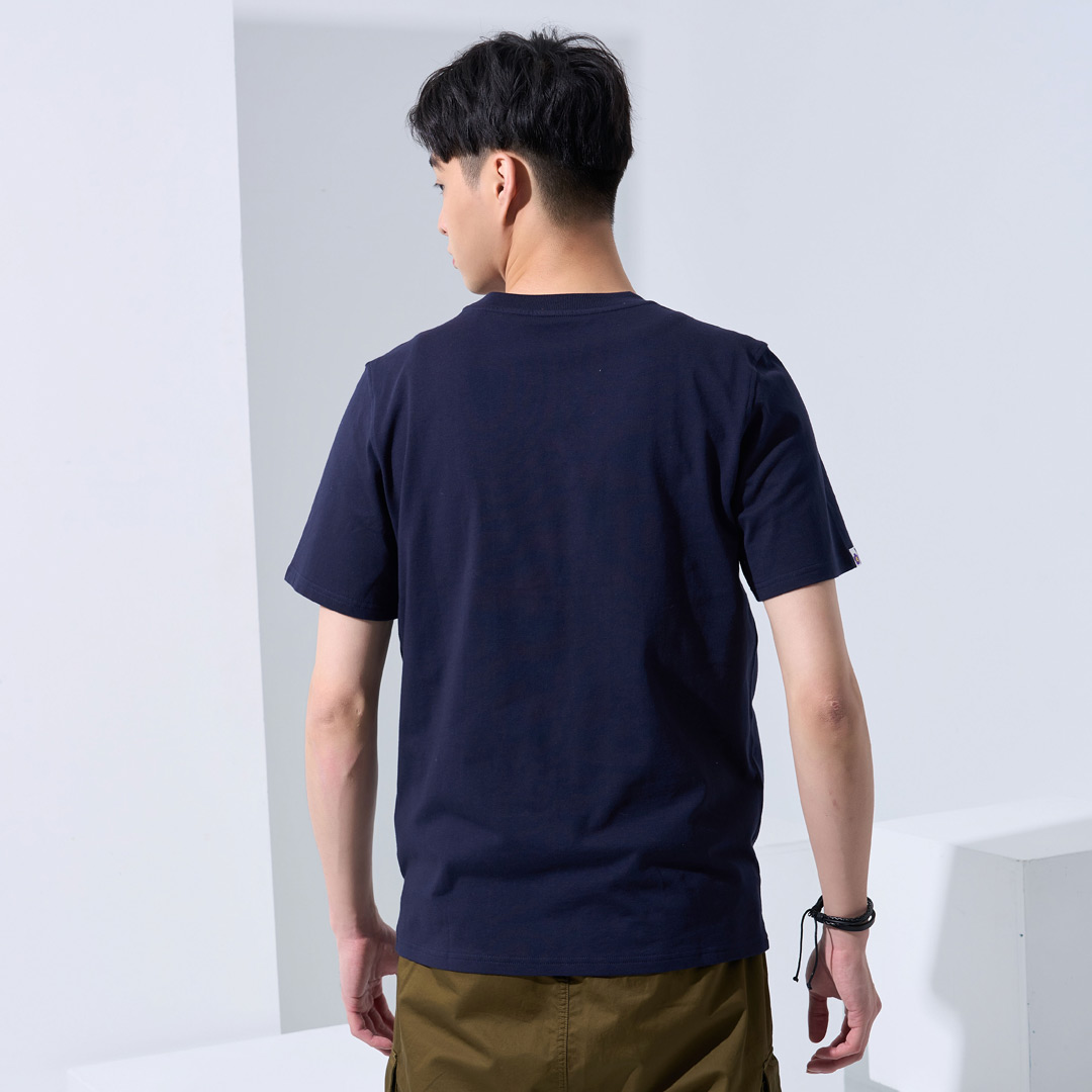 PING PONG桌球閃現短T(丈青)-男_2