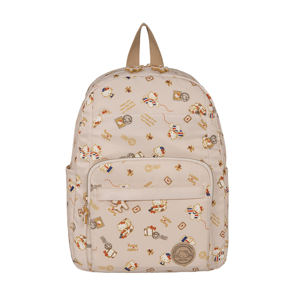【Hello Kitty】飛航凱蒂-後背包-米 KT03C12BG_1