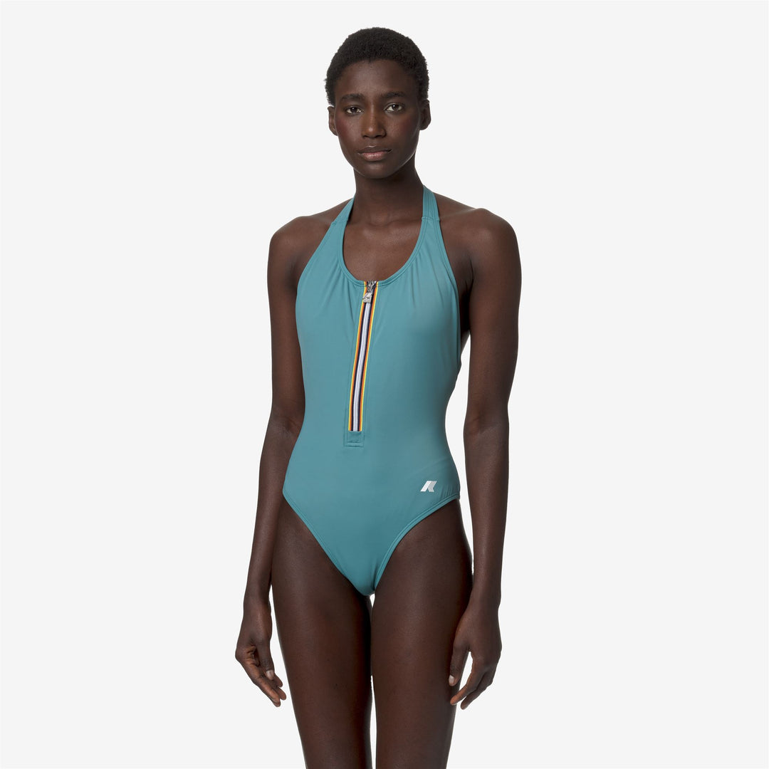 SYLVIE BEACH 女士繞頸泳衣_BLUE GREENISH_0