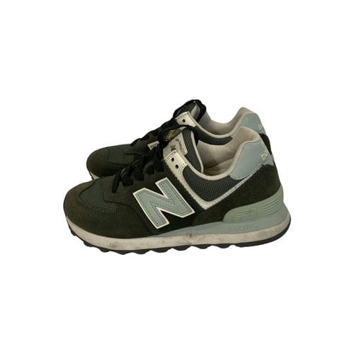 【桃園家樂福經國店】NEW BALANCE/低筒運動休閒鞋/22.5cm/WL574LDC