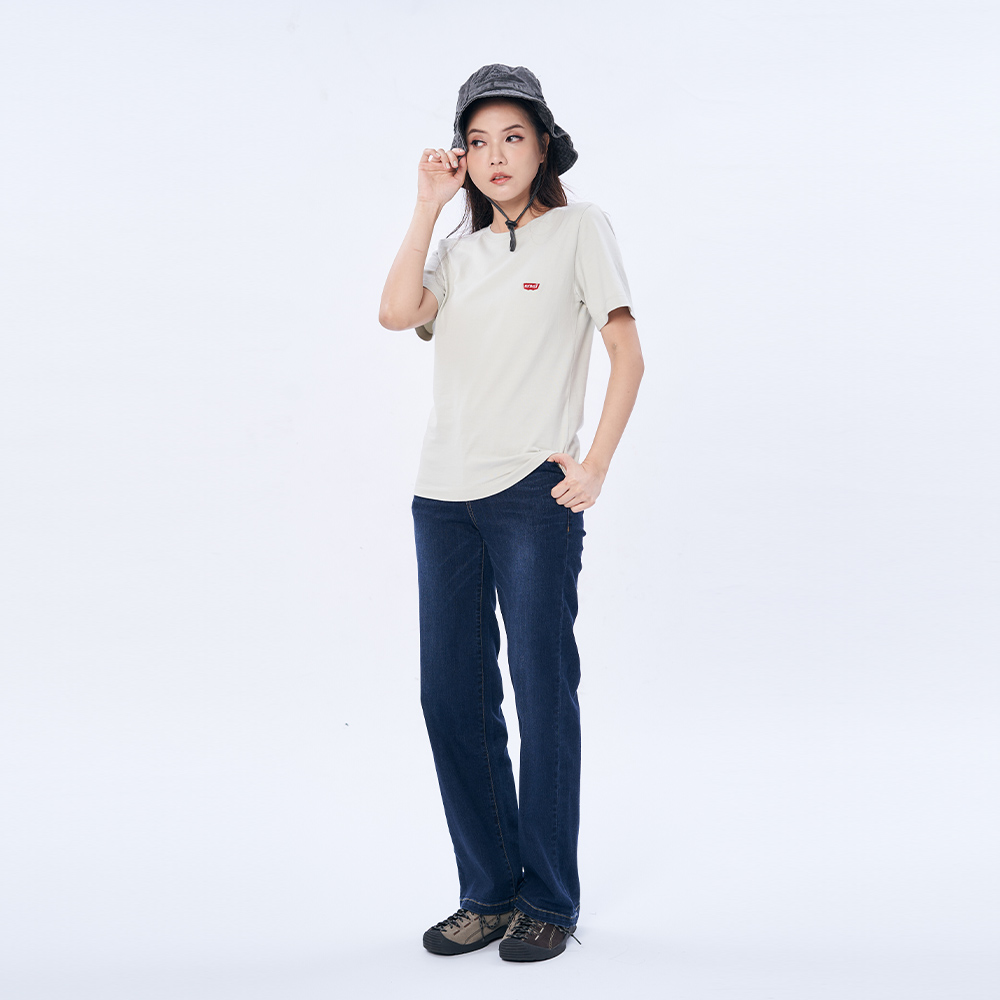 5th STREET｜女裝｜立體彩色LOGO短袖T恤｜灰色