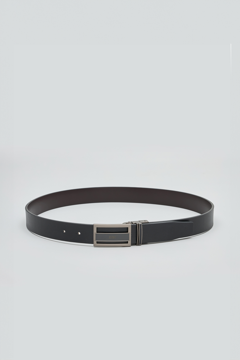 SST&C Black & Dark Brown Rear Buckle | 1712405004  (Outlet)_0